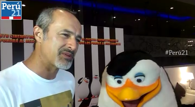 Carlos Alcántara habló de su participación en la película Los pingüinos de Madagascar. (Tomás Chávez/Perú21)