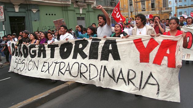 l 61% de ciudadanos está en contra de la ‘Ley Pulpín’, según sondeo de Pulso Perú.(USI)