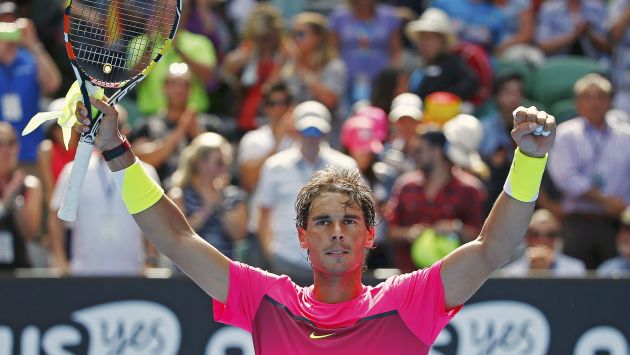 Rafael Nadal logró su primera victoria esta temporada. (Reuters)