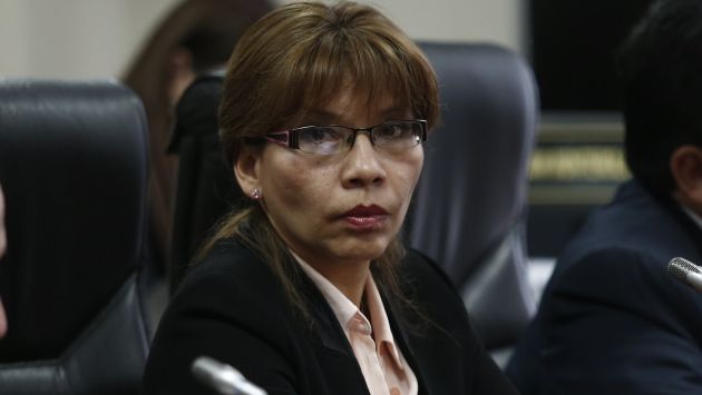 Fiscal Marita Barreto denunció que el material incautado fue hurtado. (USI)