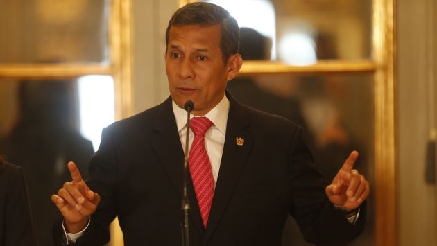 Ollanta Humala convocó a legislatura extraordinaria para debatir Ley Pulpín. (Perú21)