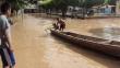San Martín: Río Huallaga se desborda y pone en alerta roja a población