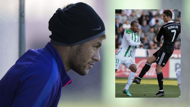 Neymar dijo que comprende agresión de Cristiano Ronaldo. (EFE/AFP)