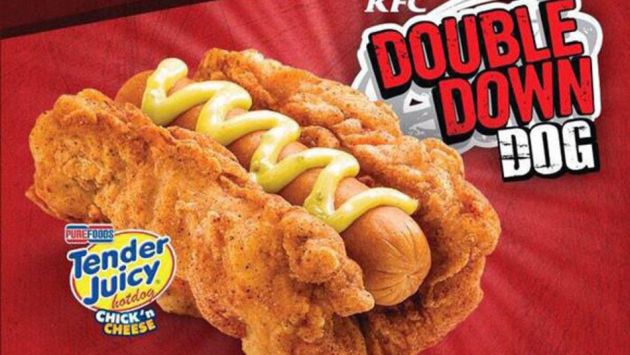 KFC genera polémica en Filipinas con su nuevo ‘Double Down Dog’. (KFC)
