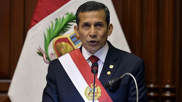 Ollanta Humala habló sobre el fallo de La Haya. (AFP)