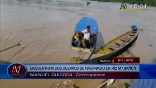 Personal de la Policía Nacional busca a desaparecidos en el río Marañón. (Canal N)