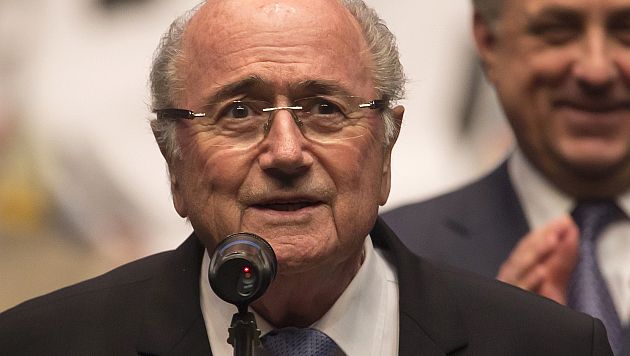 Joseph Blatter fue abucheado en Australia. (AP)