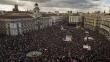 España: Partido político Podemos congregó 100,000 personas en marcha