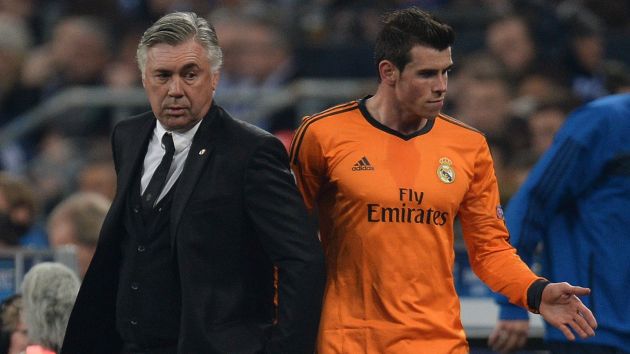 Carlo Ancelotti defendió las actuaciones de Gareth Bale. (AFP)