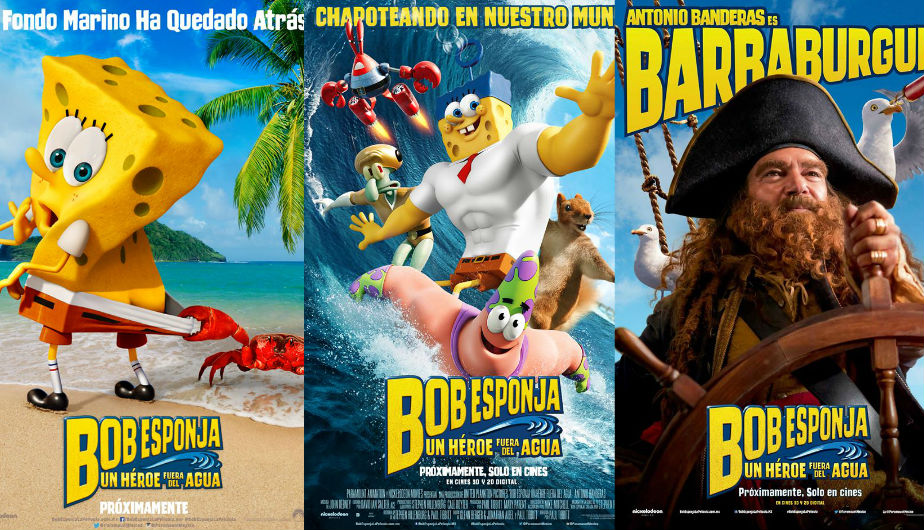 ‘Bob Esponja: Un héroe fuera del agua’ se estrena este jueves. (Foto: Facebook Bob Esponja | Video: PARAMOUNT PICTURES MÉXICO / Youtube).