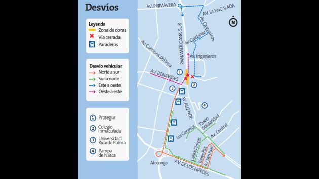 Avenida Allende será cerrada desde el jueves. (Difusión)