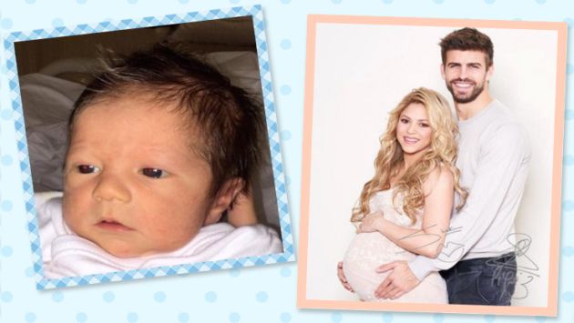 Shakira publicó la primera foto del rostro de Sasha Piqué Mebarak, su segundo hijo con Gerard Piqué. (worldbabyshower.org/es)