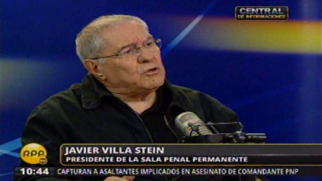 Javier Villa Stein fue entrevistado este sábado. (RPP TV)