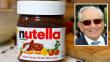 Michele Ferrero, creador de Nutella, murió a los 89 años en Italia