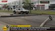 La Molina: Camioneta derribó 2 postes e hizo colapsar un hidrante