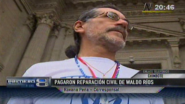 Waldo Ríos pedirá ser habilitado para ejercer como presidente regional luego de para la reparación civil al Estado. (Canal N)