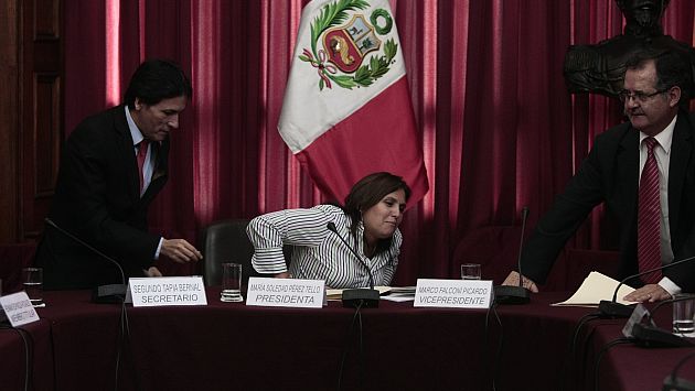 A tiempo. La comisión que preside Marisol Pérez Tello espera presentar su informe antes de junio. (Mario Zapata)