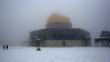 Fuerte temporal cubrió de nieve a Israel, Jordania y Líbano [Fotos]