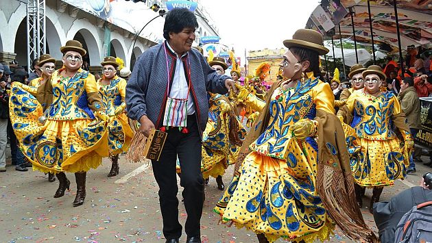 Evo Morales anunció que Bolivia tendrá un festival mejor que Viña del Mar. (EFE)