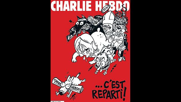 La nueva edición de Charlie Hebdo tendrá un tiraje de dos millones y medio de ejemplares. (Charlie Hebdo)