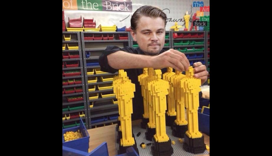 ¿Leonardo DiCaprio fue quien tuvo la idea de los Oscar de Lego? (@Revista_GLOW en Twitter)