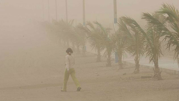 Los fuertes vientos en la zona costera de nuestro país, durante esta época del año, podrían estar relacionados al cambio climático. (Fuente: USI)