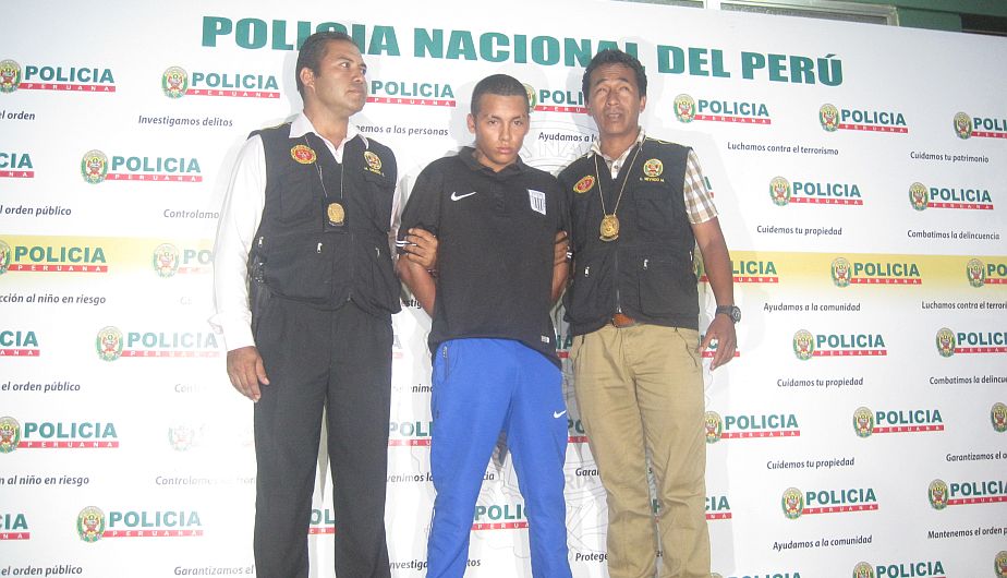 Alexander García Quispe (20), alias ‘Querubín’, fue detenido en Villa El Salvador. (César Takeuchi/Perú21)