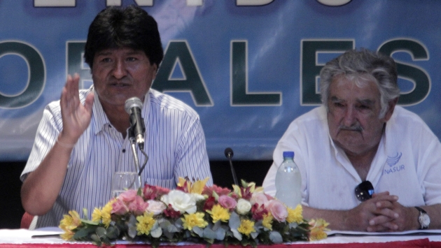 José Mujica y Evo Morales temen golpe de Estado en Venezuela. (EFE)