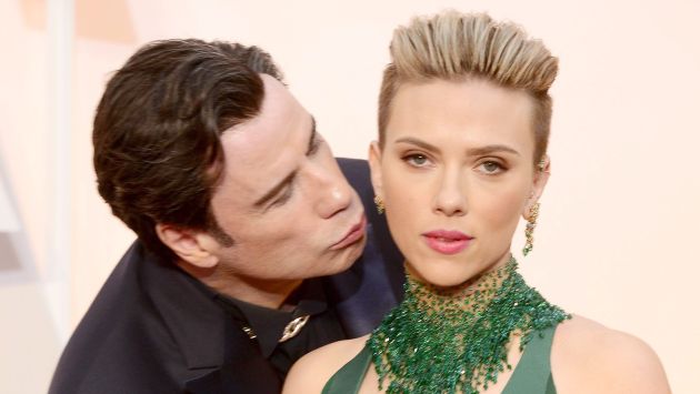 Scarlett Johansson aseguró que no le incomodó el beso. (EFE)
