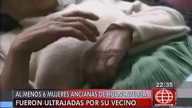 Seis ancianas acusaron a un vecino suyo de ultrajarlas en Huancavelica. (América Televisión)