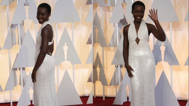 Lupita Nyong’o usó el vestido en la gala de los Premios Oscar 2015. (Reuters)