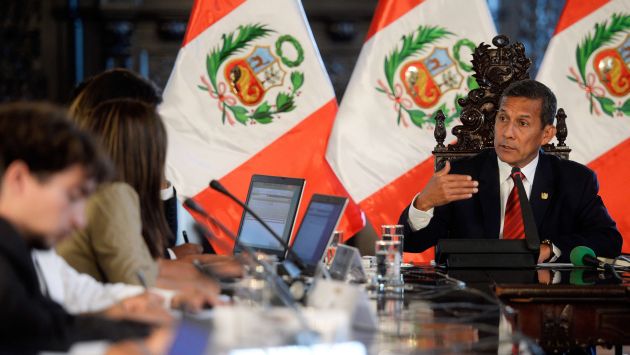 Ollanta Humala recordó que el 20 de febrero el Perú llamó a su embajador en consulta. (AFP)