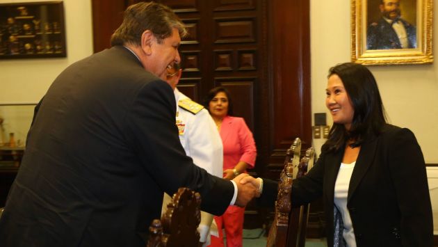 Keiko Fujimori y Alan García no acudirán a diálogo en Palacio de Gobierno. (Perú21)