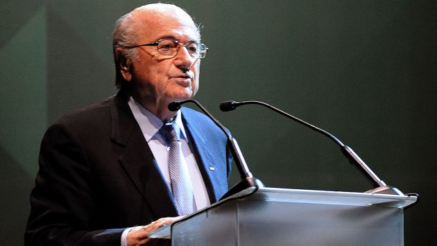 Joseph Blatter habló sobre racismo en el fútbol. (AFP)