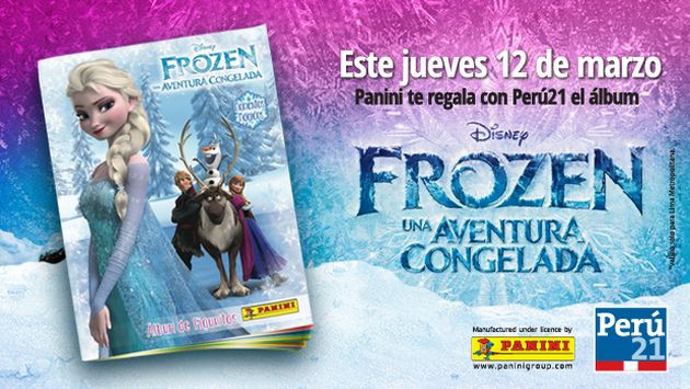 Perú21 y Panini te traen a tus personajes favoritos de Frozen.