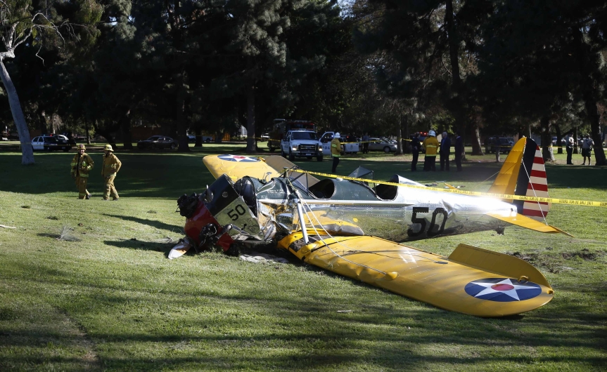 Harrison Ford se encuentra herido tras sufrir accidente aéreo en EEUU. (Reuters)