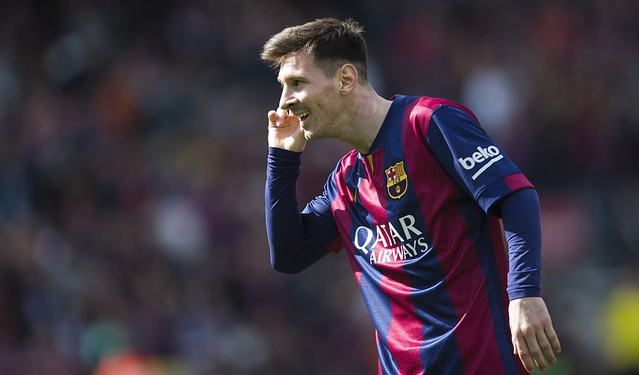 Lionel Messi anotó un triplete. (EFE)