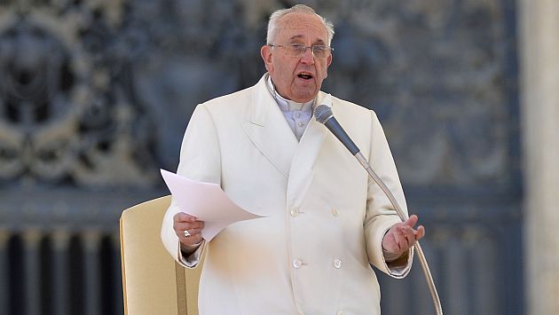 Papa Francisco habló a propósito del Día Internacional de la Mujer. (AFP)