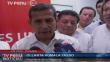Ollanta Humala: "Estamos evaluando dar respuesta enérgica a nota de Chile"