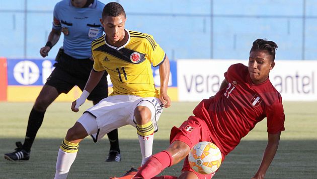 Perú perdió 4-2 ante Colombia por el Sudamericano Sub 17. (EFE/Canal N)