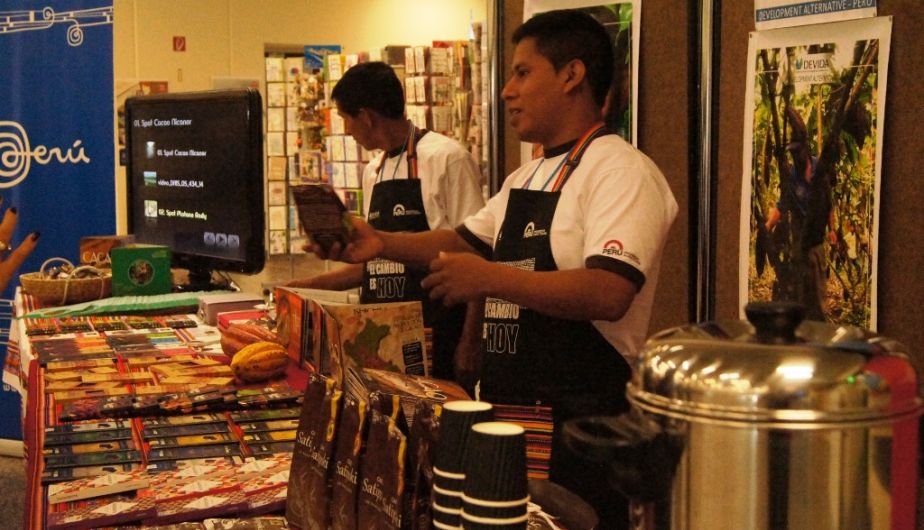 Exponen café y cacao del Perú en evento de la ONU en Viena. (Devida)