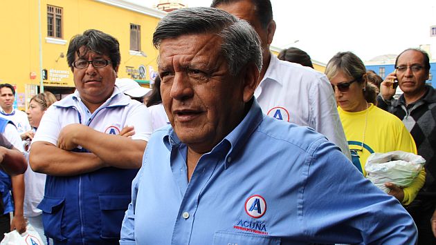 César Acuña debe responder por las acusaciones a su partido Alianza para el Progreso. (Alan Benites)