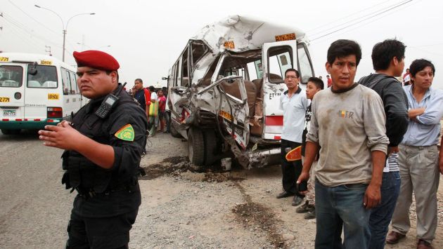 Ate pidió declarar en emergencia la Carretera Central por constantes accidentes de tránsito. (Andina)