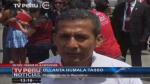 Ollanta Humala se refirió sobre propuesta de Abugattás. (TV Perú)