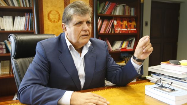 Alan García no teme competir con Daniel Urresti en las elecciones del 2016. (Perú21)