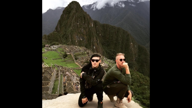 Skrillex visitó Machu Picchu antes de su concierto en Lima. (Twitter)