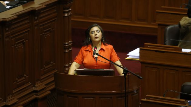 Ana Jara no ha recibido hasta el momento el aval presidencial frente a la moción de censura. (César Fajardo)
