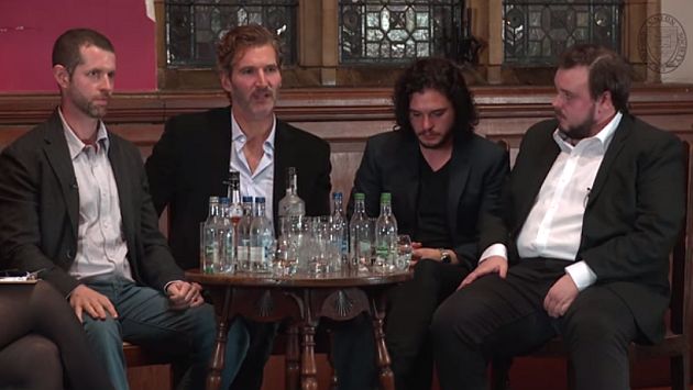 Creadores de ‘Game of Thrones’ se reunieron con los fans en Oxford. (YouTube)