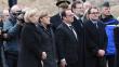 Germanwings: Hollande, Merkel y Rajoy honran a víctimas en los Alpes