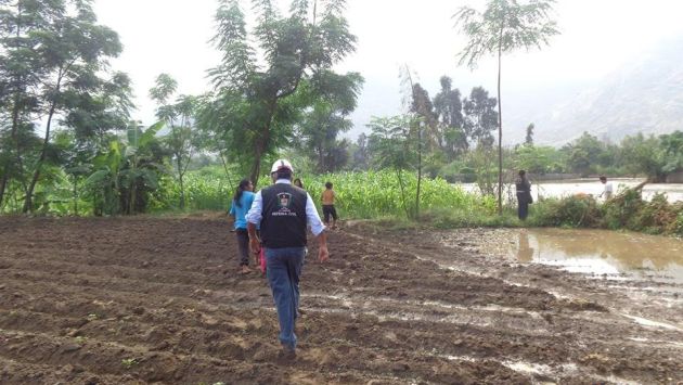 Desborde del río Tumbes inundó 5,800 de hectáreas de cultivo. (Perú21)